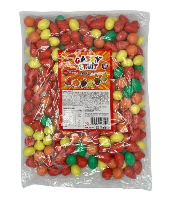 Gassy Fruit Bubble Gum 2kg