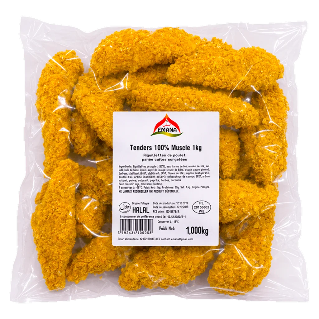Tenders 1kg 100% MUSCLE Corn-Flaks - Emana