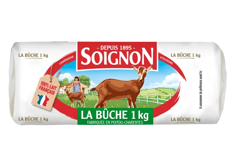 Soignon Bûche de chèvre – 1kg