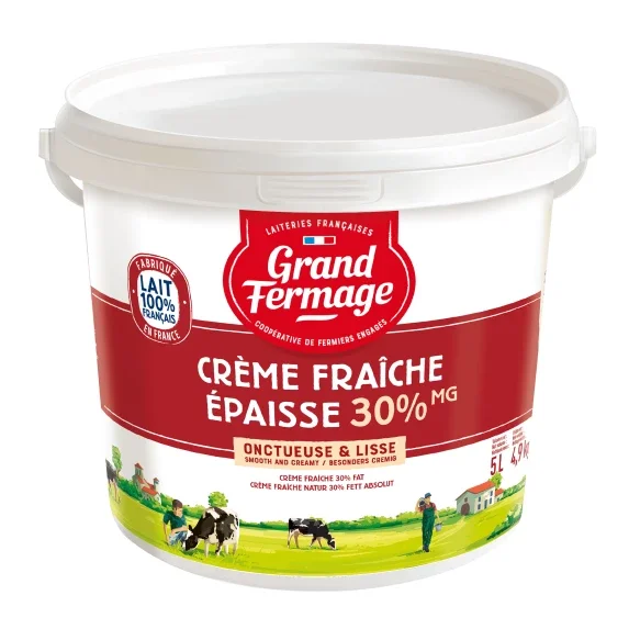 Crème Épaisse 30% 5L - Grand Fermage