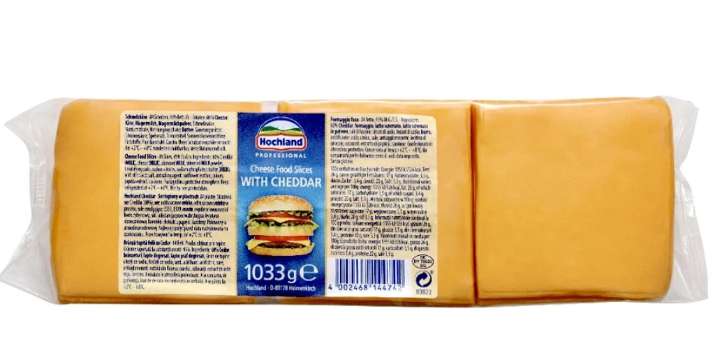 Hochland Cheddar 84 tranches c8 9crt/pl
