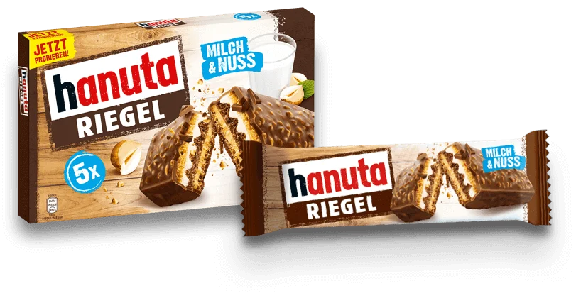 Hanuta riegel x5 34.5g