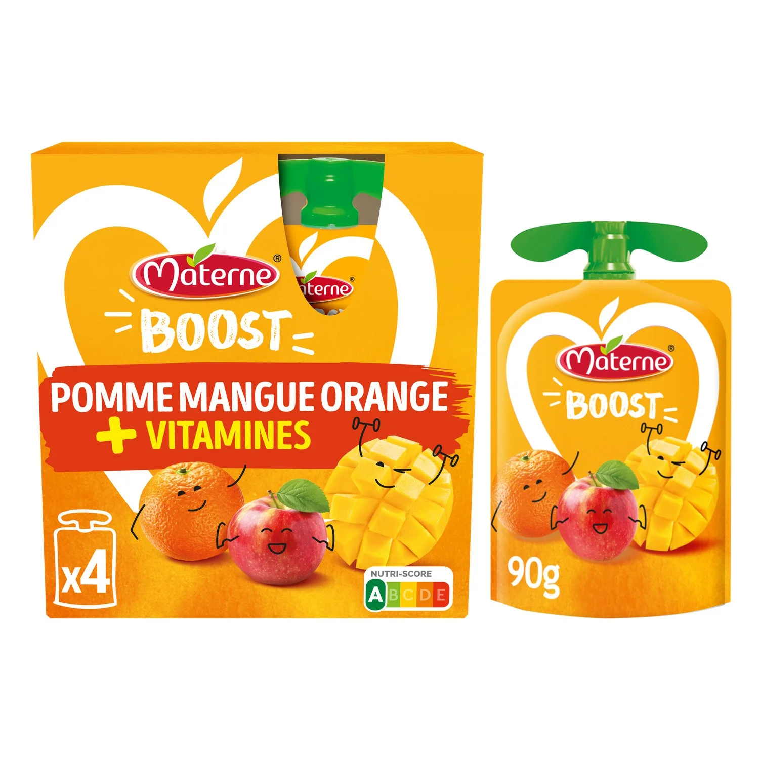 Materne boost pomme mangue orange x48 16/pl-P128