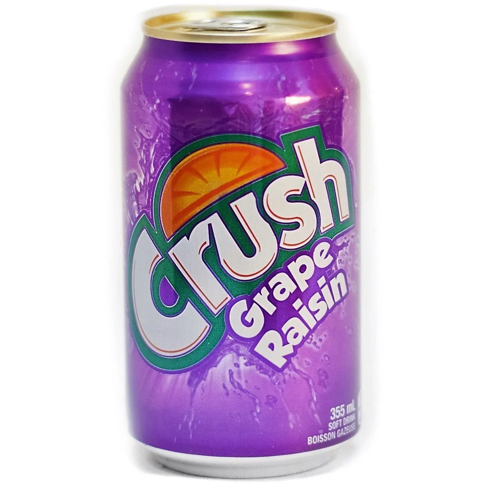 Crush grape raisin x12 usa