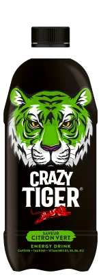 Crazy tiger citron vert 1l x6 21/pl