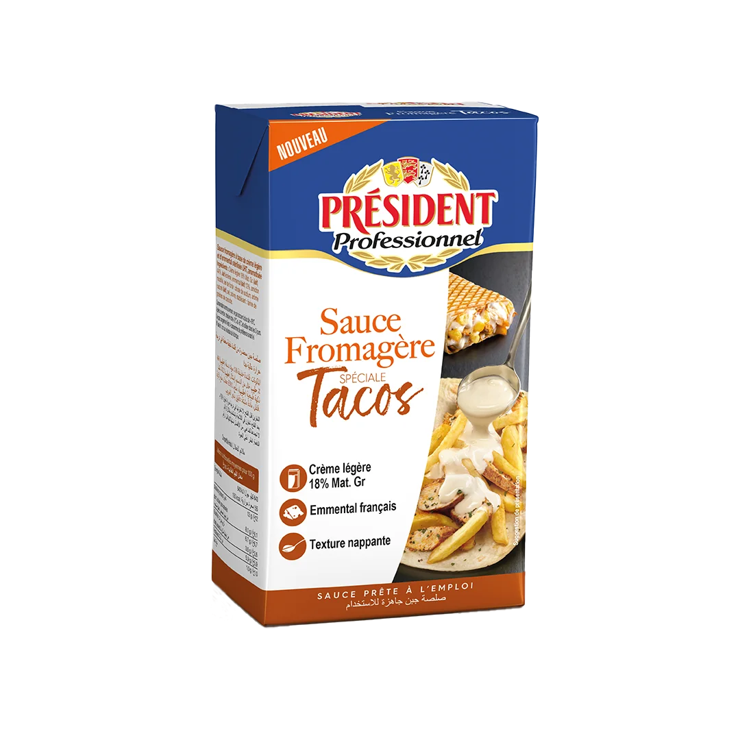 Sauce Fromagère Tacos Président 1l