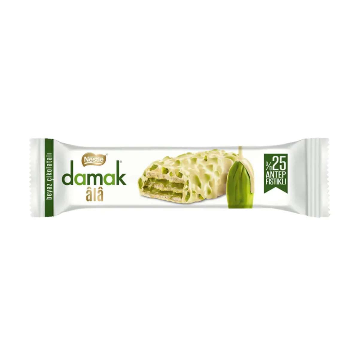 Barre Damak chocolat blanc 30g c12