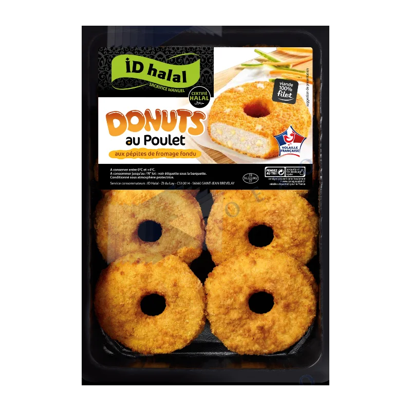 Donuts poulet fromage 800g - ID Halal