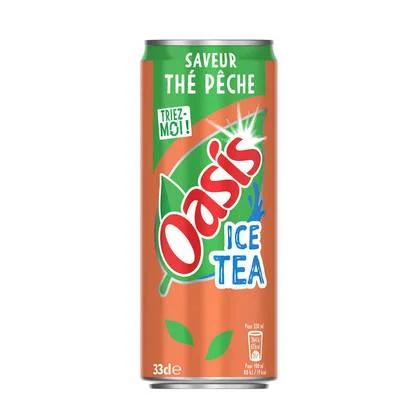 Oasis Thé Péche 24x33cl 10-PL100