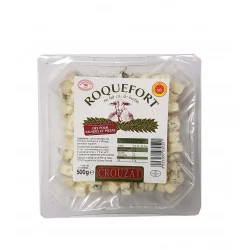 Crouzat Roquefort en dés - 500g (C8)