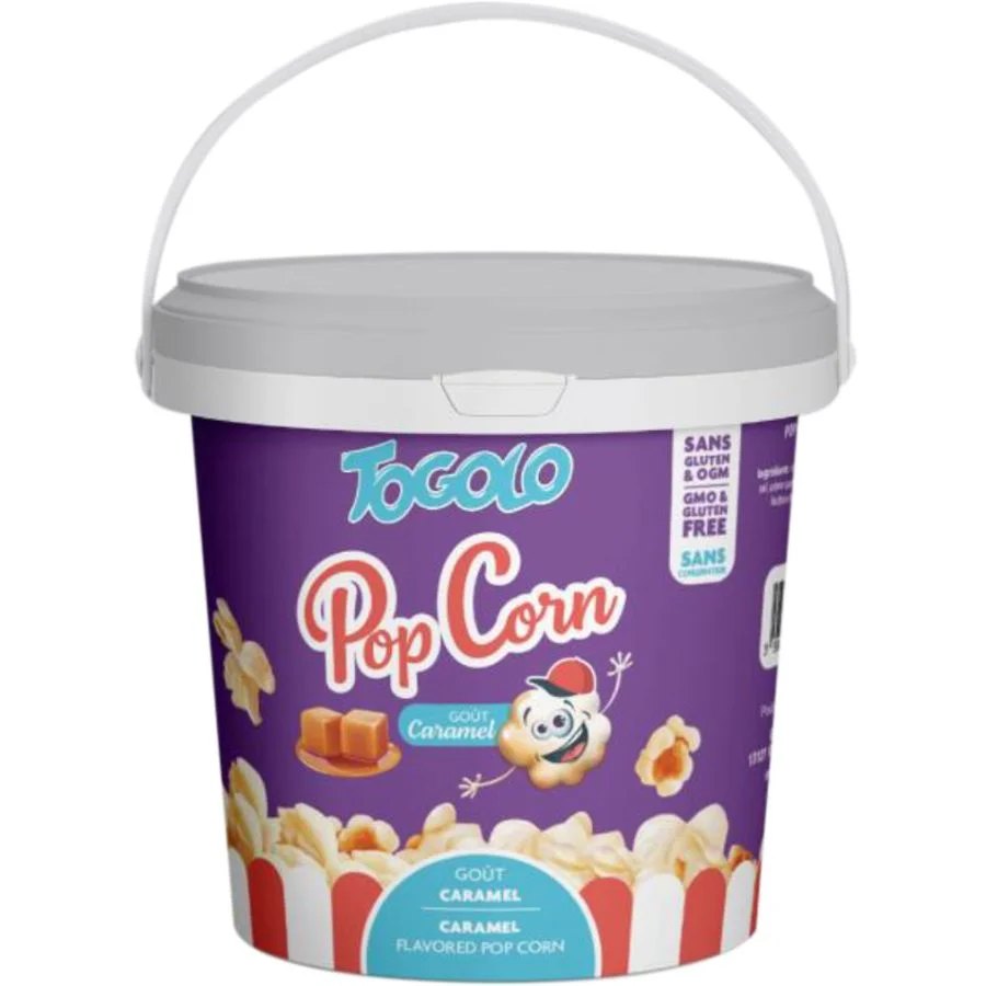 Seau de pop corn Caramel 100g
