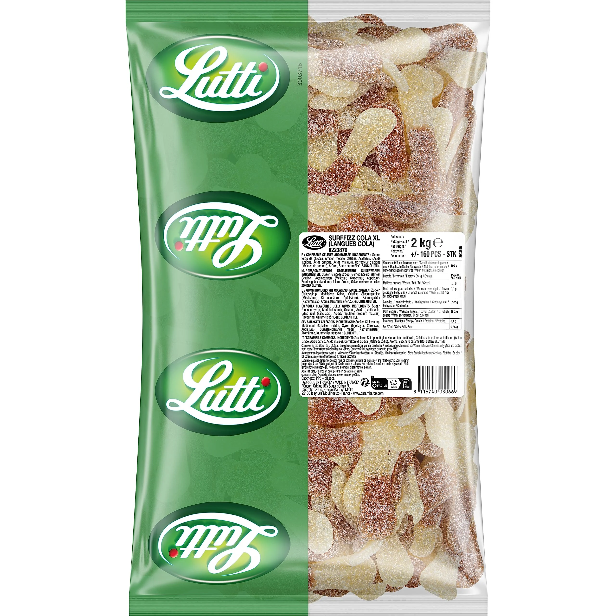 Lutti Langue Cola 2kg