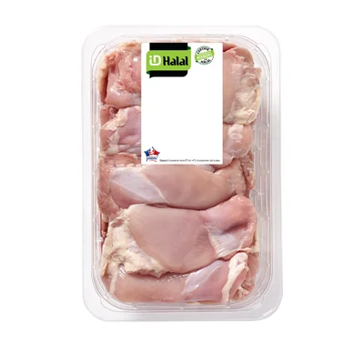 Cuisse de poulet désossé sans peau 2.5kg