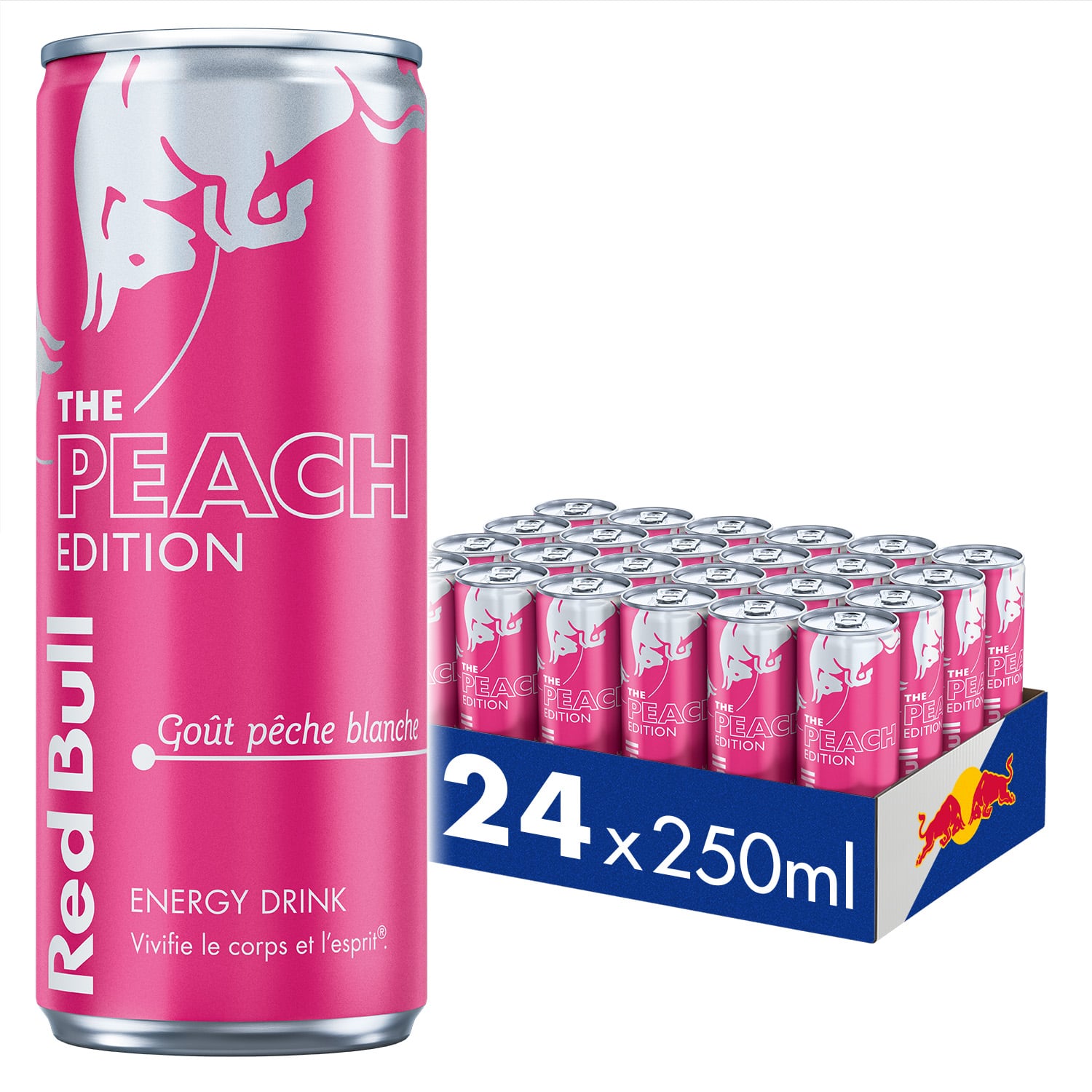Red bull Pêche Blanche FR 24x25cl P108