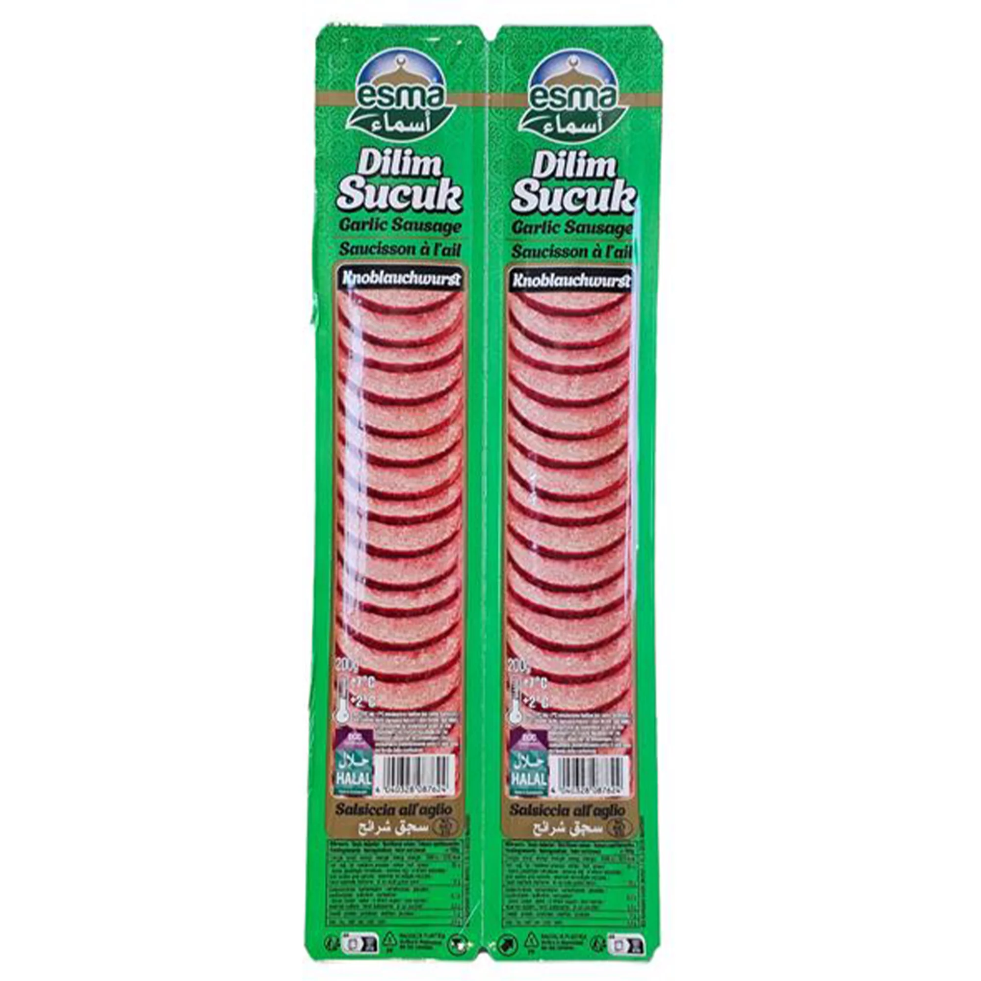 Esma - Sucuk à l'ail piquant 2x200g