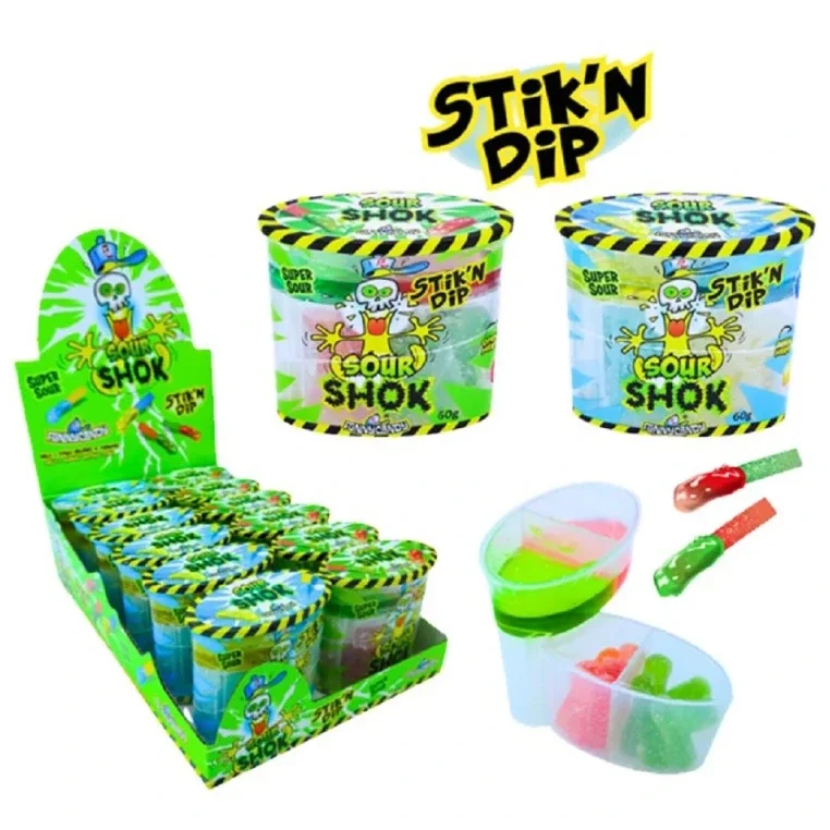 Sour Shok Stick dip 12x60g