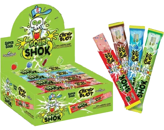 sour shok chewy blast 48pcs
