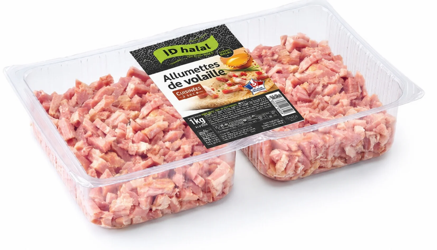 ID halal - Allumette de volaille fumée 500g (2x250g)