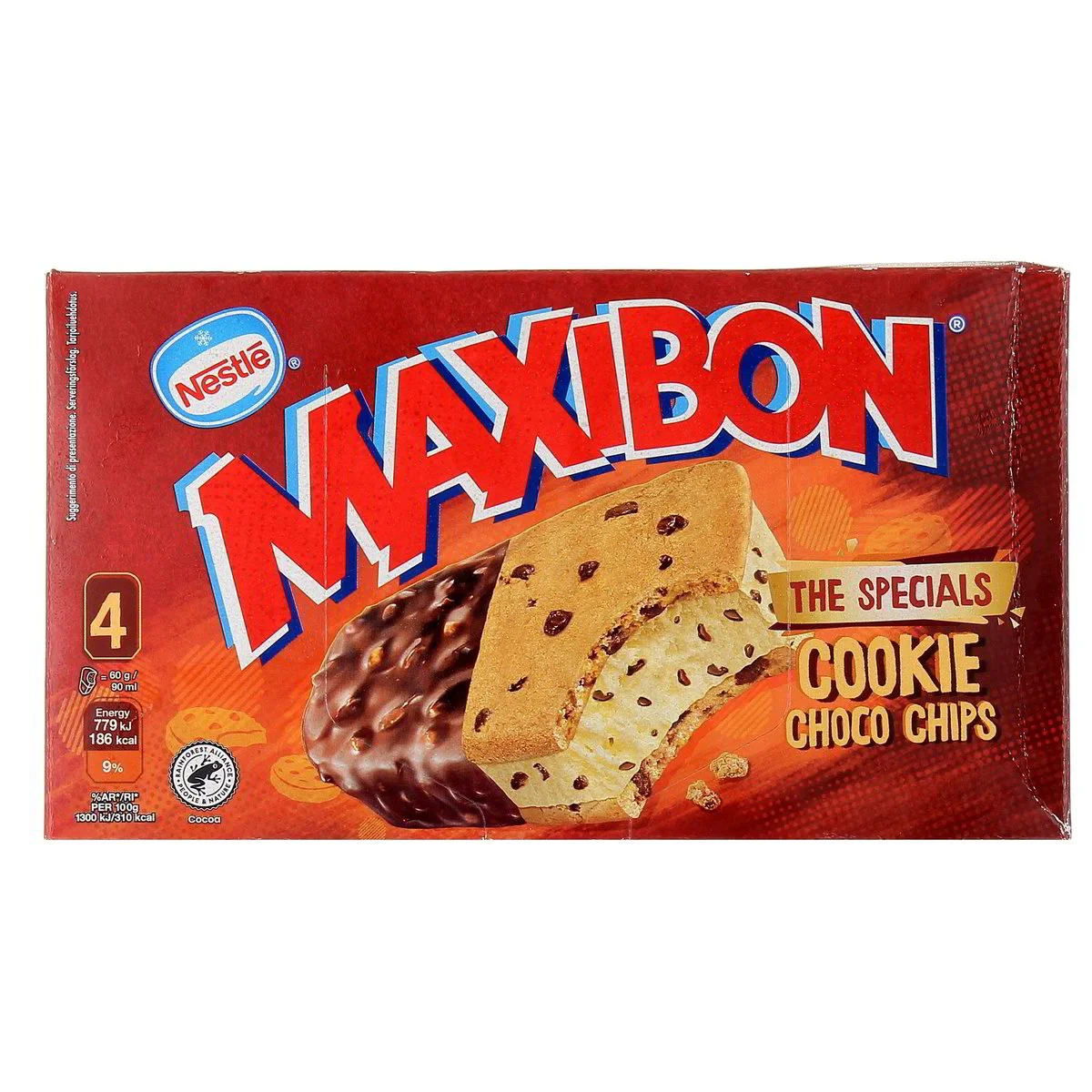 Maxibon Cookie Pepite Choco x4