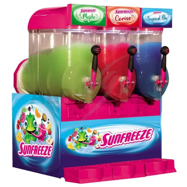 Machine 3 Bacs Granita Sunfreeze