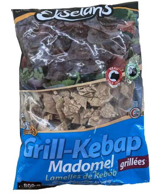 Kebab Ekselans bleu- Veau/Dinde lamelle 800g c5/pl