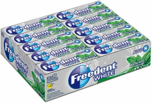Freedent White Menthe verte x30