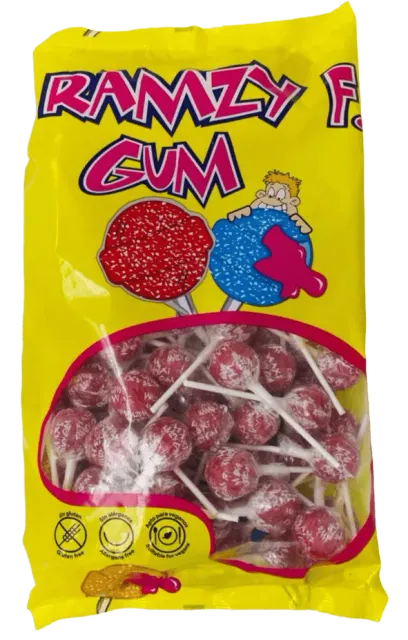 Sucette Ramzy x200 Fraise c:6/plan