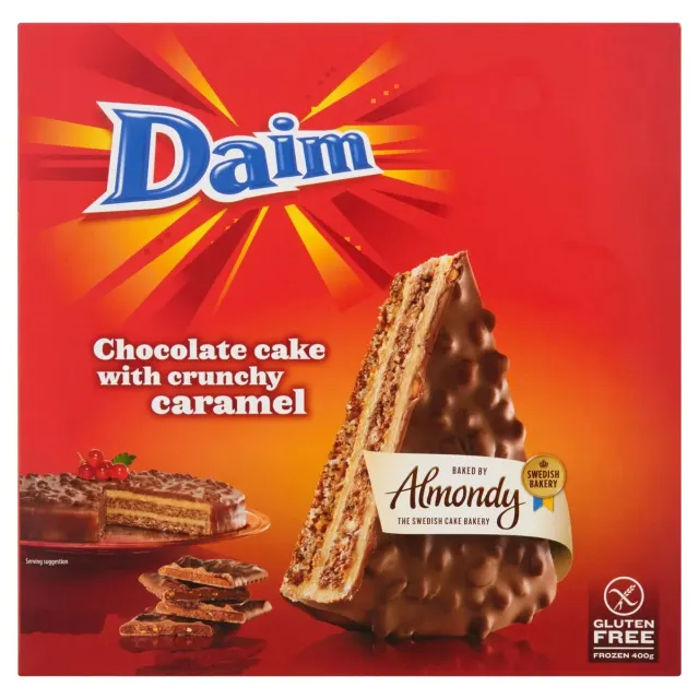 Tarte Almondy Daim x12 parts 980g c6 24/pl PE264 ❄️