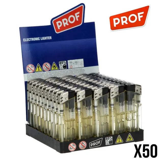Briquet Transparent x50 prof