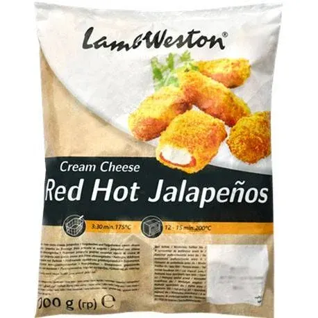 Jalapenos Red Hot Lambweston 1kg c6 9/pl PE72