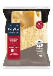 EntreMont | Emmental râpé gros brins – 1kg