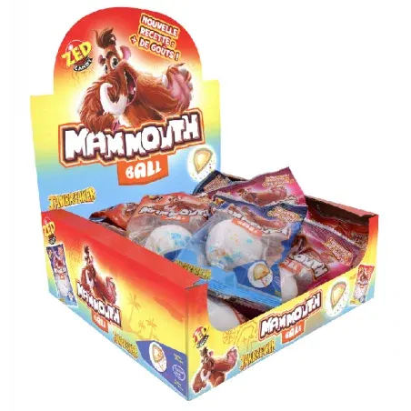 MAMOUTH JAWBREAKER Ball Gum x18 cdt:8