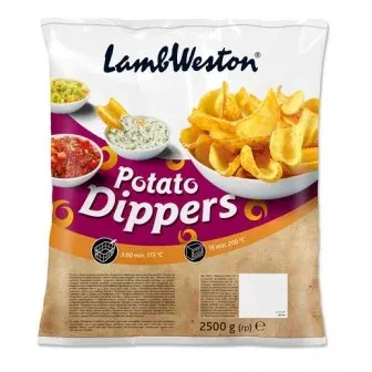 Lambweston Dippers/Crinkle 2.5 kgs c:4/plan