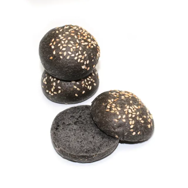 Pain burger Noir Avec Graines x12