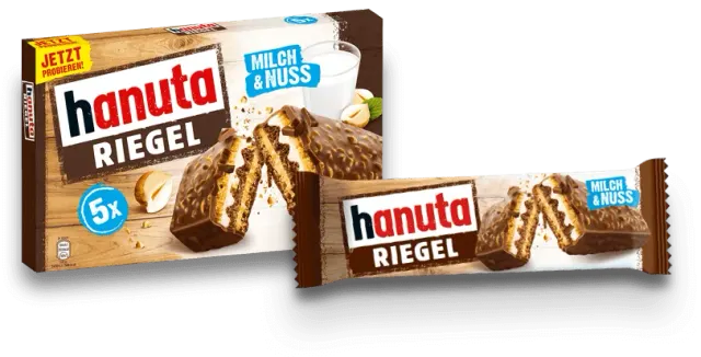 Hanuta riegel x5 34.5g