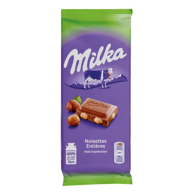 Milka Tablette Noisette 100g x4