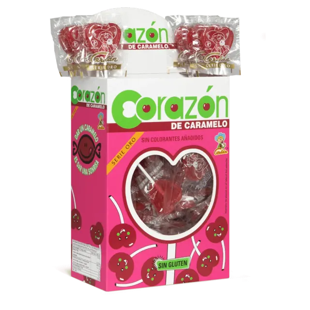 COEUR SUCETTES X200 rose CORAZON /plan