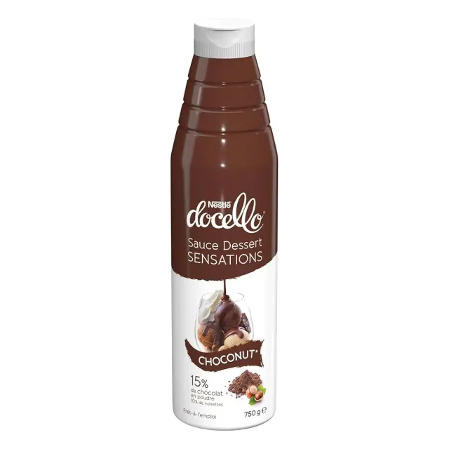 Sauce dessert hazelnut docello 750g