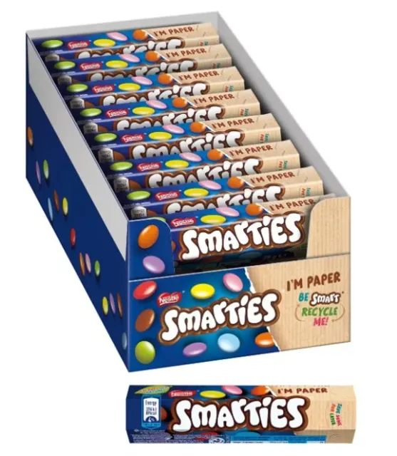 smarties tube unité 38gx24