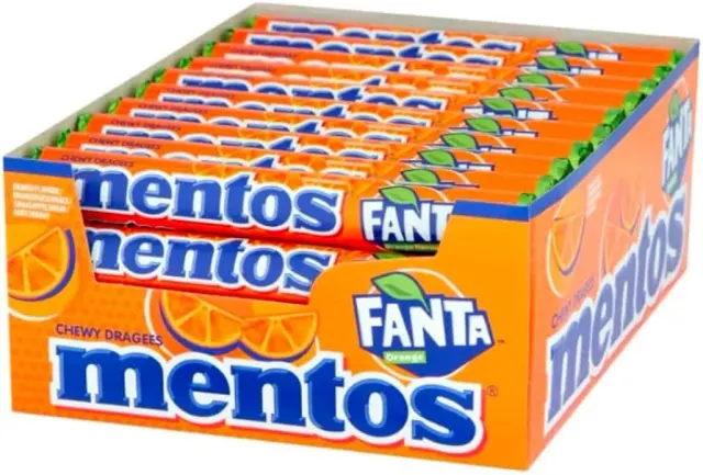 Mentos Fanta Orange 37.5g x40