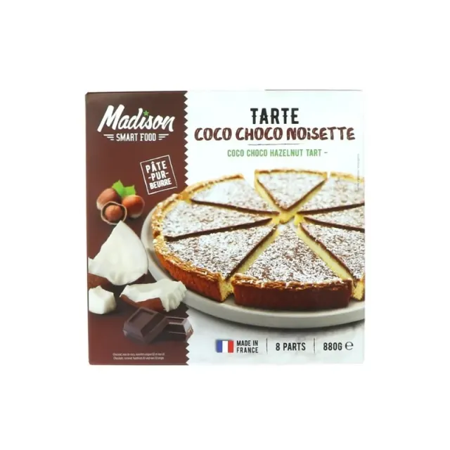 Tarte Coco Choco Noisette 8part - Madison (880g) P400 ❄️