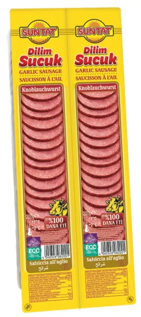 Dilim Sucuk Suntat 200g x2
