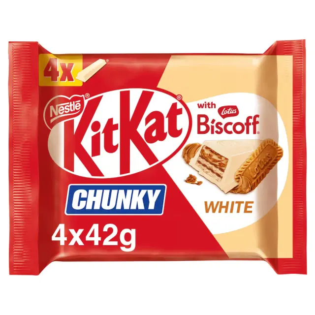 Kitkat Chunky lotus white*4