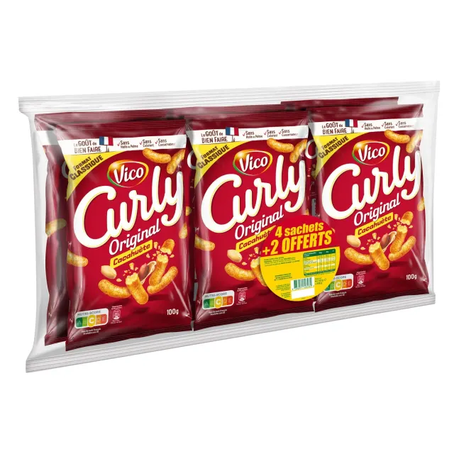 Curly original Cacahuète 6x60g (5)