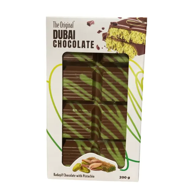 Carton Tablette chocolat dubai x6