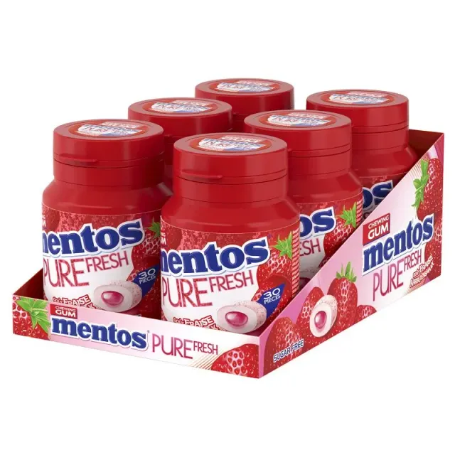 Mentos Purefresh rouge x6