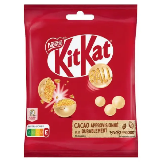 KITKAT BALL WHITE 100G