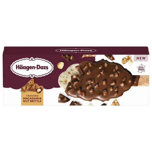 Haagen Dazs Bâtonnet Cracking Macadamia Nut Brittle 80mL