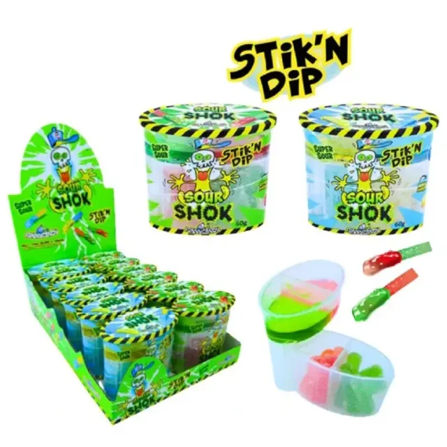 Sour Shok Stick dip 12x60g