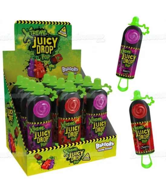 Juicy Drop Pop Bazooka 12pcs